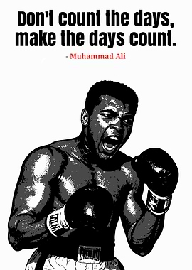 Muhammad Ali Quote Poster