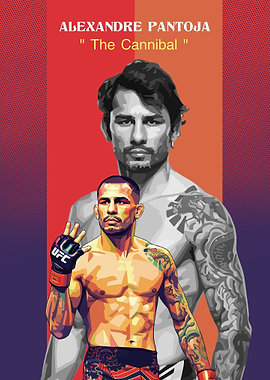 Alexandre Pantoja 'The Cannibal' Art