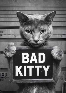 Bad Kitty Mugshot