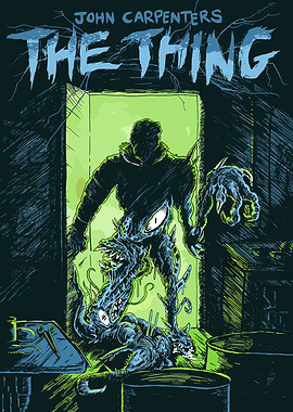 The Thing Movie Poster Art