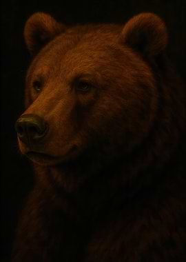 Brown Bear Portrait