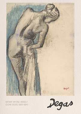 Degas: Bather Drying Herself
