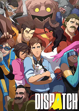 Dispatch: Group of Diverse Characters