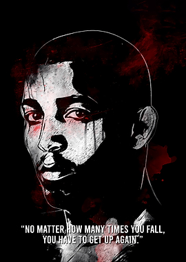 José Aldo Portrait with Inspirational Quote