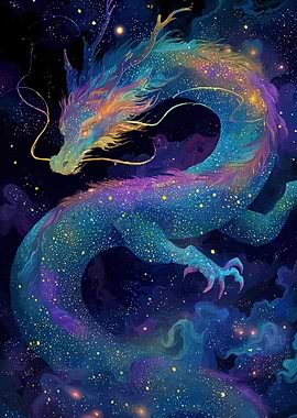 Celestial Dragon Starry Night