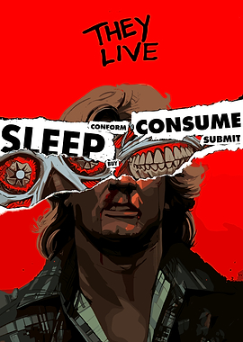 They Live Movie Poster Art