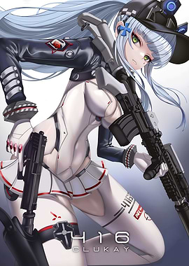 Anime Girl with Guns