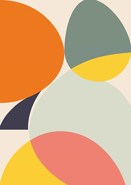 Abstract Geometric Shapes Art