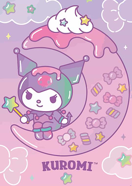 Kuromi on Candy Moon