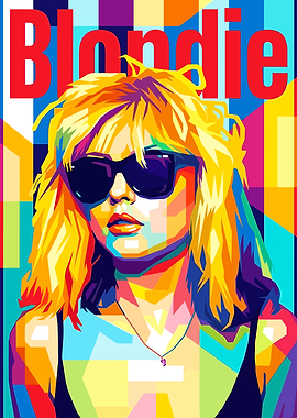 Blondie Pop Art Portrait
