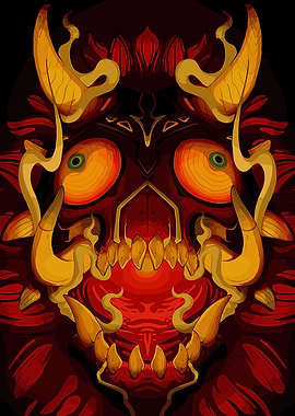 majora's mask oni Illustration