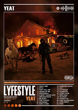 Yeat - Lyfestyle Album Cover