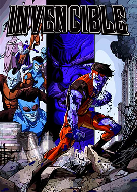 Invincible Comic Book Cover Art