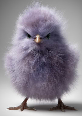 Angry Purple Chick