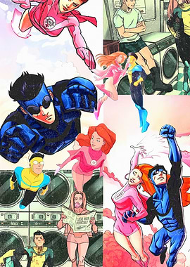 Invincible Comic Collage
