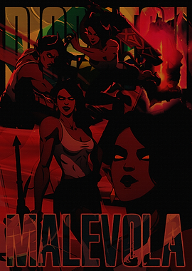 Malevola Dispatch Character Collage