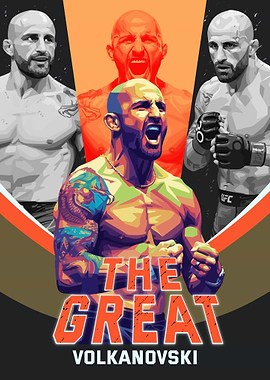 Alexander Volkanovski MMA Fighter Art