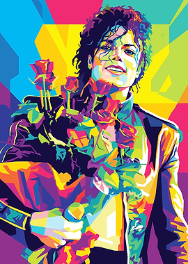 Michael Jackson Pop Art Portrait