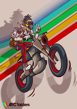 Arc Raiders Motorcycle Art