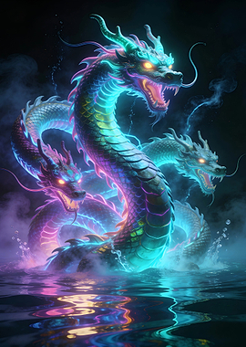 Neon Hydra: Rising from the Neon Abyss