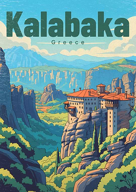 Heavenly Peaks of Meteora