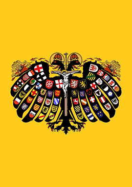 Holy Roman Empire Quaternion Eagle Flag