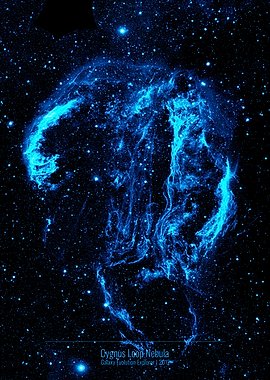 Cygnus Loop Nebula Galaxy