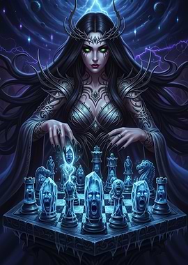Ice Queen Chess Game