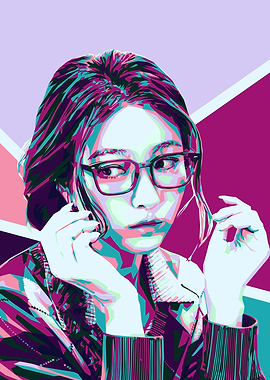 Pop Art Portrait of Sowon