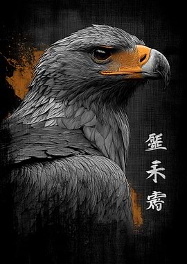 Ukiyo Minimalism Eagle