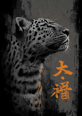 Ukiyo Minimalism Leopard