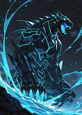 Cyberpunk Panther Digital Art