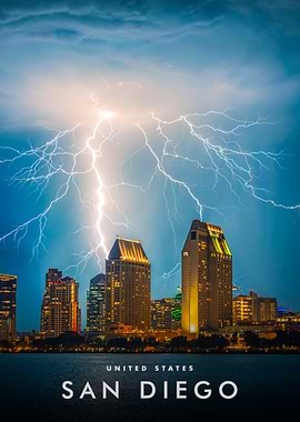 San Diego Lightning Storm