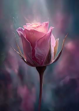 Pink Rose Bloom