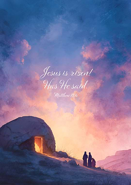 Jesus is Risen Easter Art