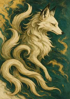 Nine-tailed Fox Illustration
