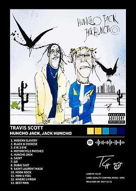 travis scott Huncho Jack, Jack Huncho Album Cover
