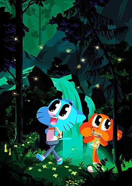 Gumball and Darwin in the Forest