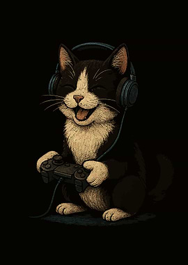 Happy Cat Gamer