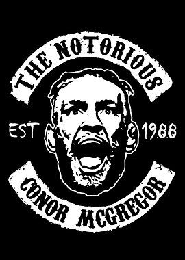 Conor McGregor 'The Notorious' Emblem