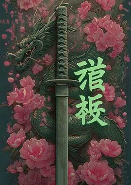 Green Dragon Katana