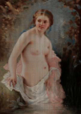 A Woman Bathing
