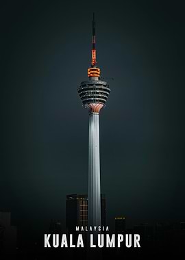 Kuala Lumpur Tower at Night
