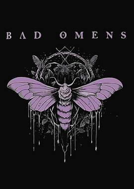 Bad Omens Moth Graphic