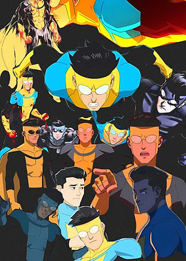 Invincible character collage