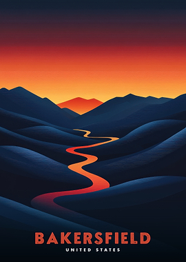 Bakersfield United States Landscape Art