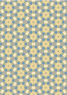 Floral Geometric Pattern