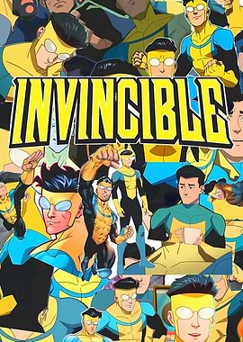 Invincible character collage