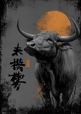 Ukiyo Minimalism Ox