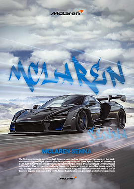 McLaren Senna Hypercar Advertisement